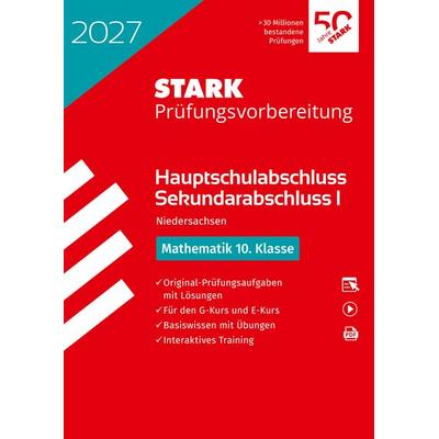STARK Mathematik 10. Klasse - Hauptschulabschluss 2027 Niedersachsen - Prüfungsvorbereitung mit Lösungen, Set von , Stark Verlag GmbH,