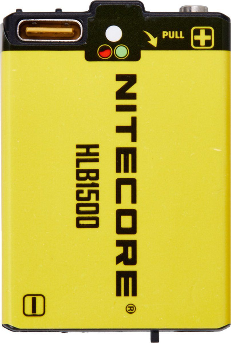 Nitecore HLB1500 USB Li-ion Batterijpack 1500mAh met Laadindicator