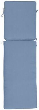 Replacement Chaise Cushion - 24x78 - Fast Dry, Canvas Cornflower Sunbrella - Ballard Designs