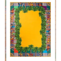 Excelsa Tischdecke Le Cirque Du Marrakech Baumwolle 140x240 cm bunt