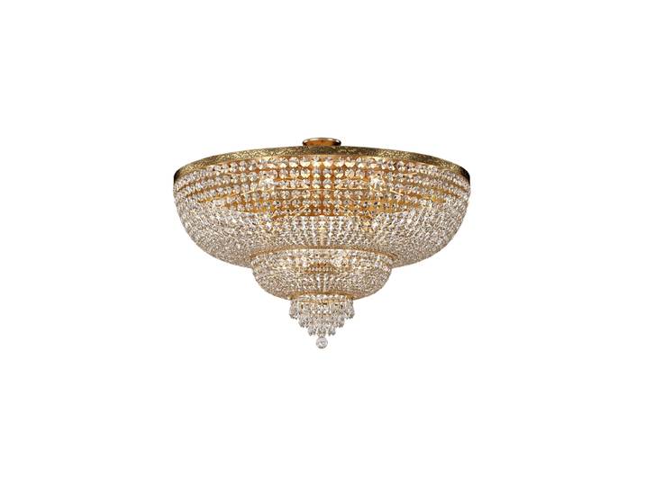 Design Kronleuchter „Palace II“ Transparent, Antikgold Maytoni