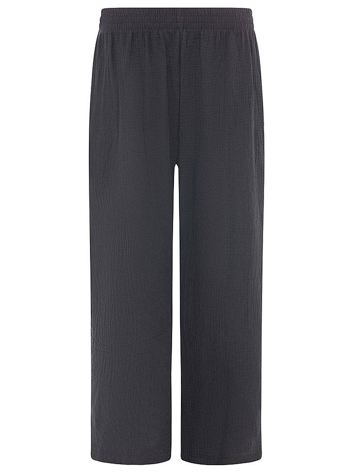 Zwillingsherz Musselin-Hose in Schwarz - onesize