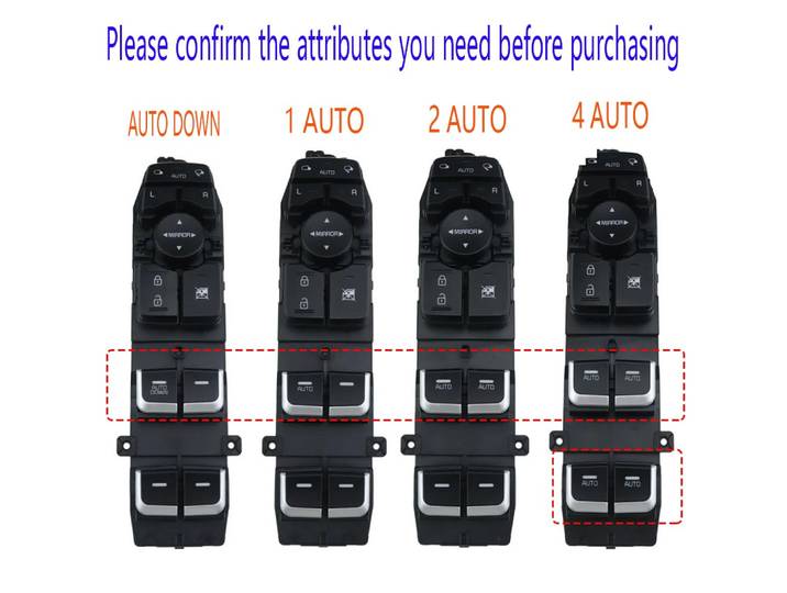 Accessoires de voiture pour Kia Sorento 2016 2017 2018 2019 2020, interrupteur de commande de fenêtre électrique avant gauche LHD, bouton de levage de verre