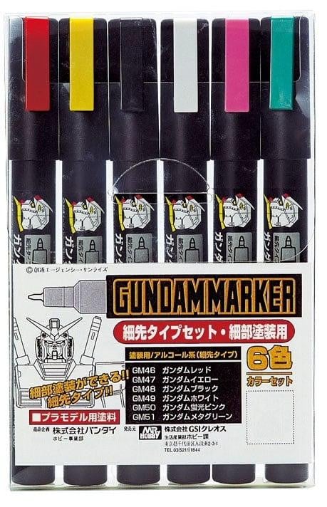 Mr. Hobby Gundam Fine Edge Marker Set