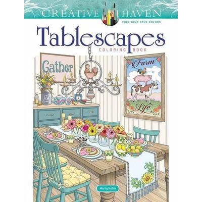 Creative Haven Tablescapes Coloring Book, Taschenbuch von Marty Noble, Dover Publications Inc., 978-0-486-85666-7