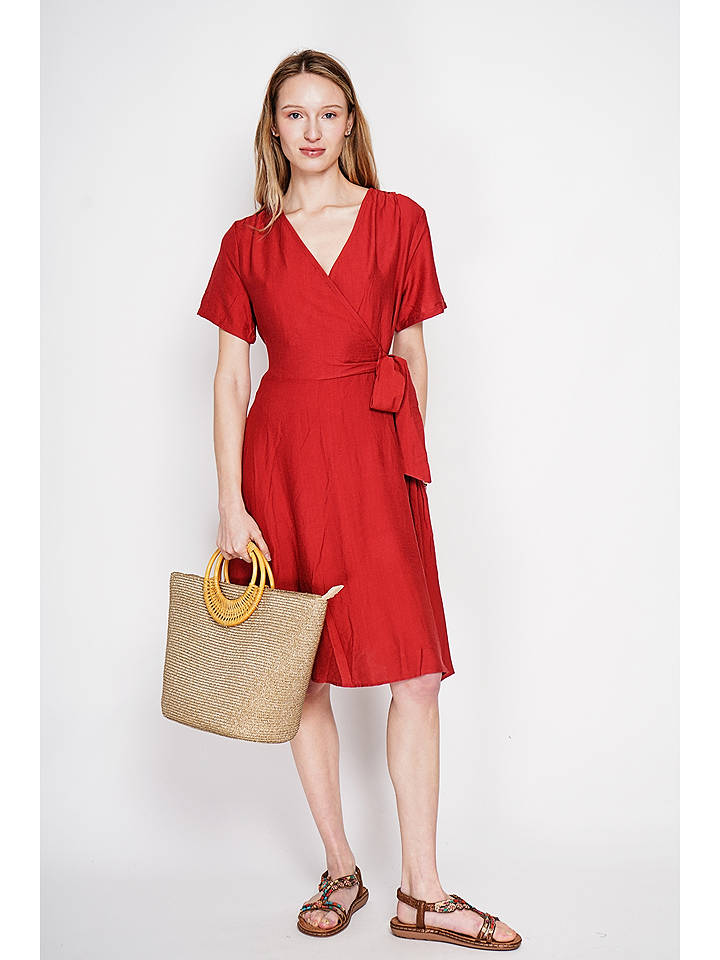 ASSUILI Kleid in Rot - 38