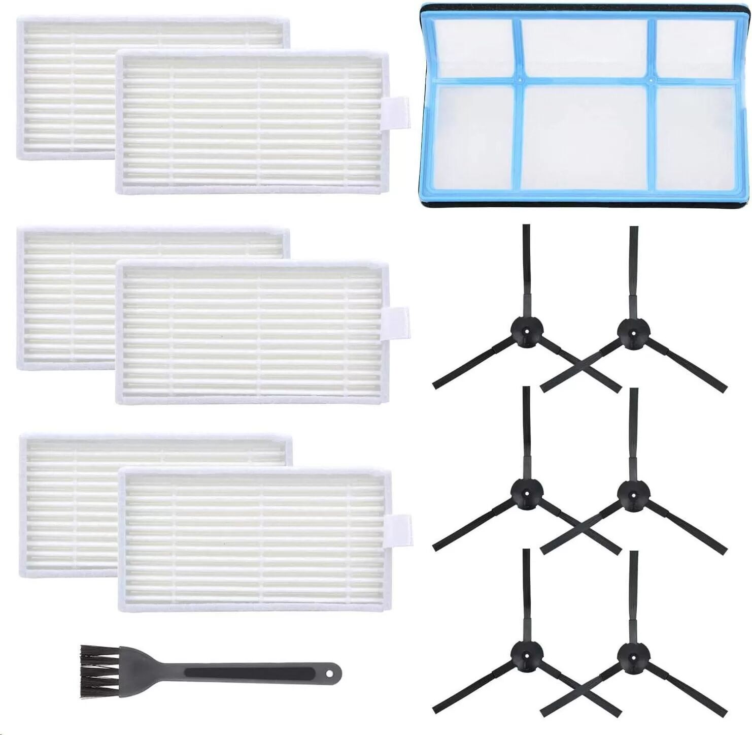 INF Ersatzfilter-Kit für ILIFE V3 V3S V5 V5s Roboterstaubsauger