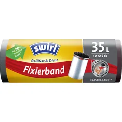 swirl® Müllbeutel Reißfest & Dicht 35,0 l schwarz