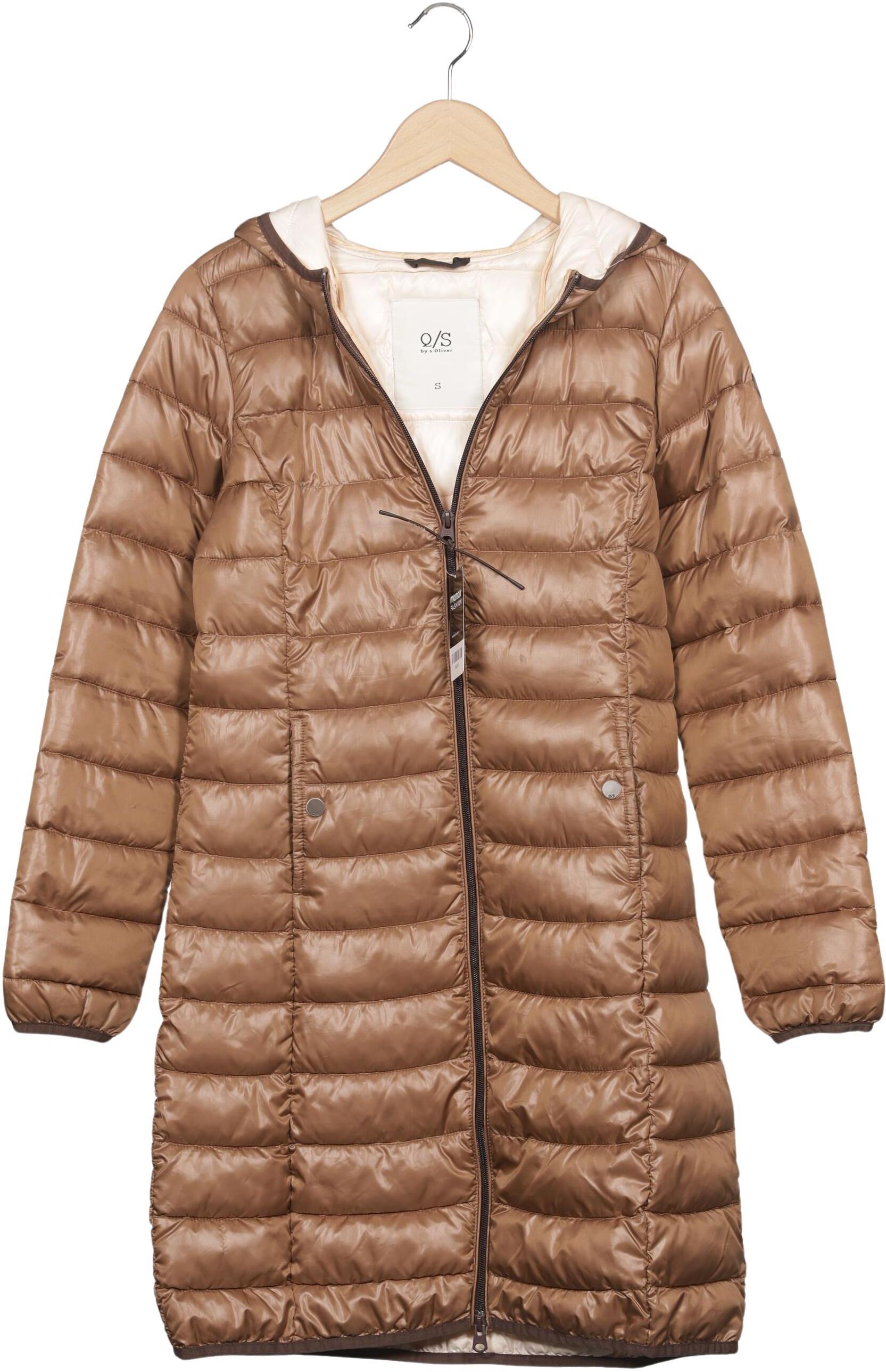 S. Oliver QS by s.Oliver Damen Mantel, Braun, Gr. S, Synthetik - Second Hand
