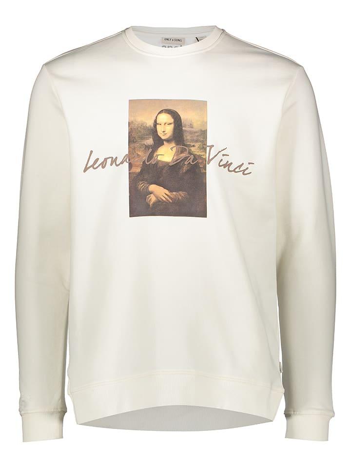ONLY & SONS Sweatshirt in Creme - L