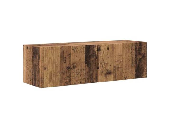 LKJephalotrope TV Wandschrank Altholz 98x31x29,5 cm Holzwerkstoff Schwebendes Lowboard in Altholz-Optik für Wohnzimmer und Schlafzimmer, spart Bodenfläche durch wandhängende Montage.
