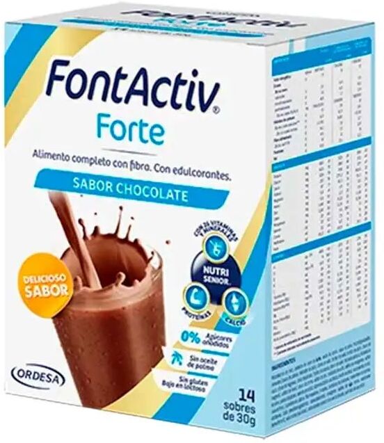 FONTACTIV Forte Chocolate Sin Lactosa Alimento Dietético En Polvo 14X30 Gr