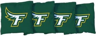 Skip's Garage Fitchburg State Falcons Green Cornhole Bags