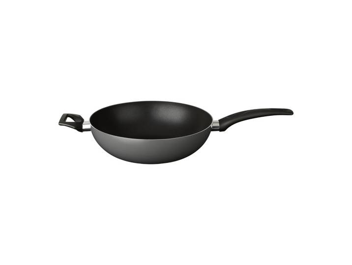Wok Ronny Grau/Schwarz Ø ca. 28cm