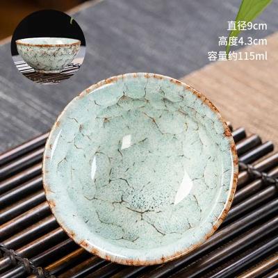 Uplift Treasures Four Seasons Kiln Glazed Ceramic Kung Fu Tea Cup g