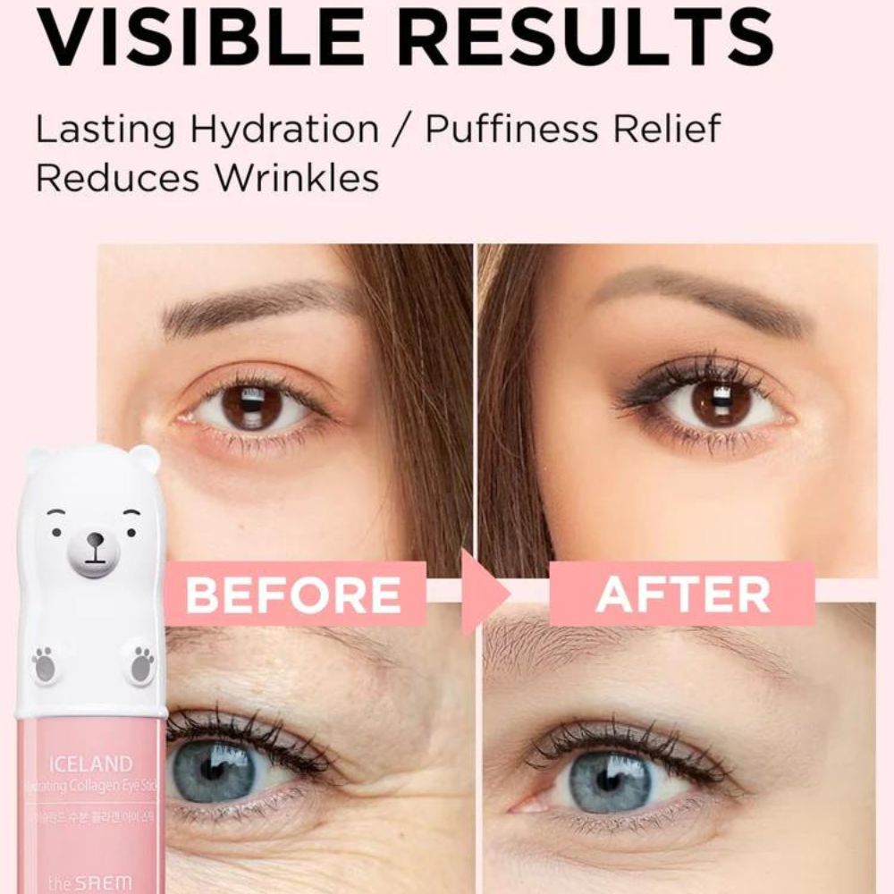 The Saem Iceland Hydrating Collagen Eye Stick Cooling Moisture 7g