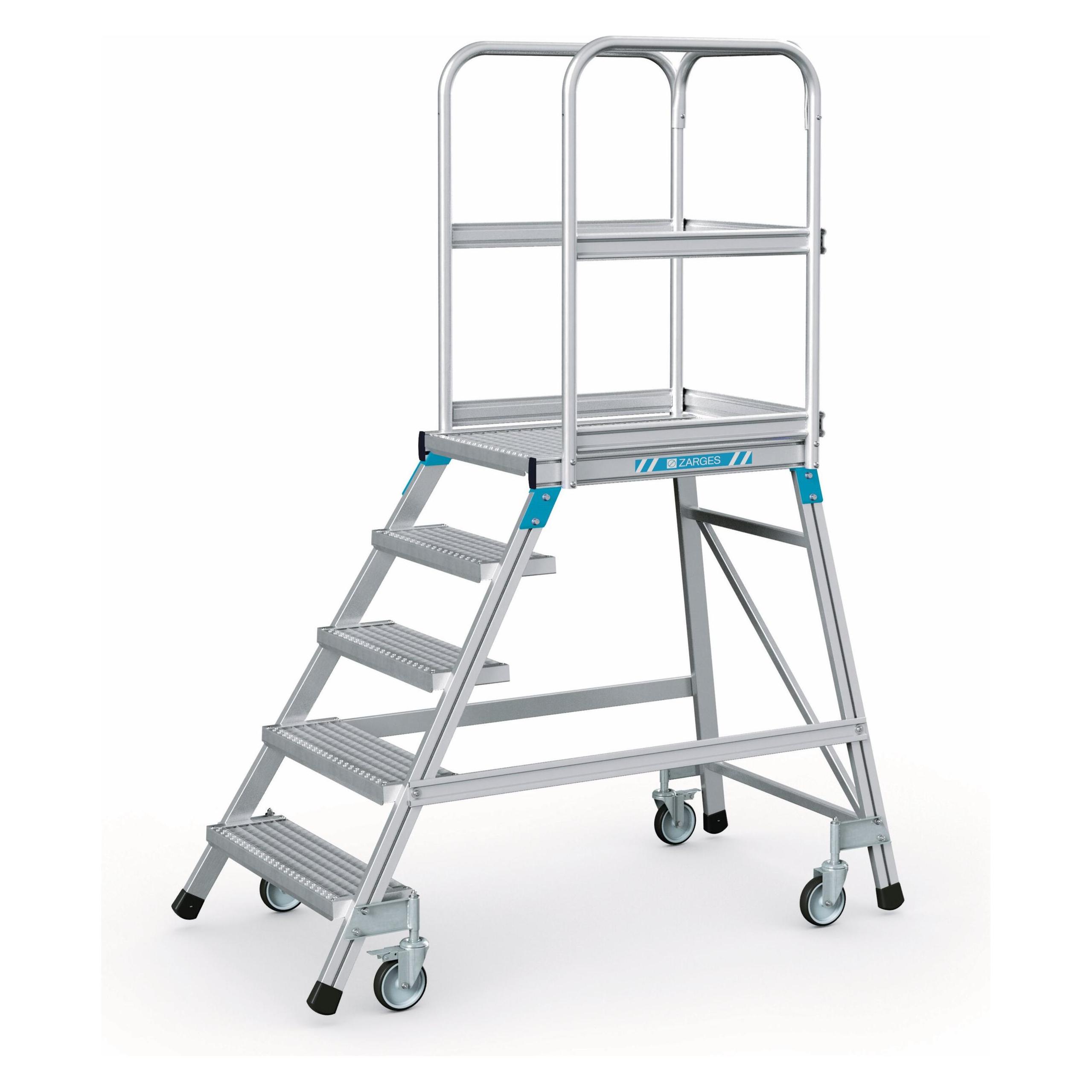 Zarges Podesttreppe, einseitig (Plattformleiter, 60 cm) (230602)