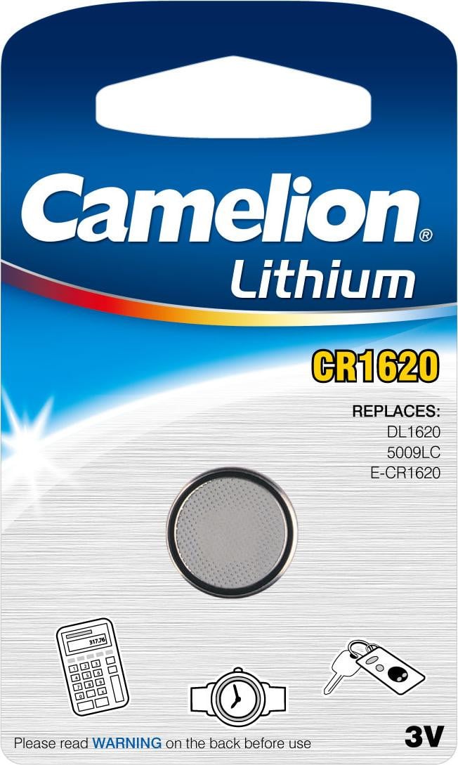 Camelion CR1620 knoopcelbatterij lithium zilver (1 stuk)