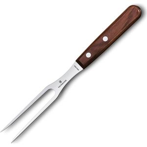 Victorinox Fleischgabel Wood 5.2100.15, 15 cm, Holz-Griff, Edelstahl