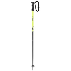 Leki Kinder Skistöcke Rider Black Neonyellow White - 105 - 105
