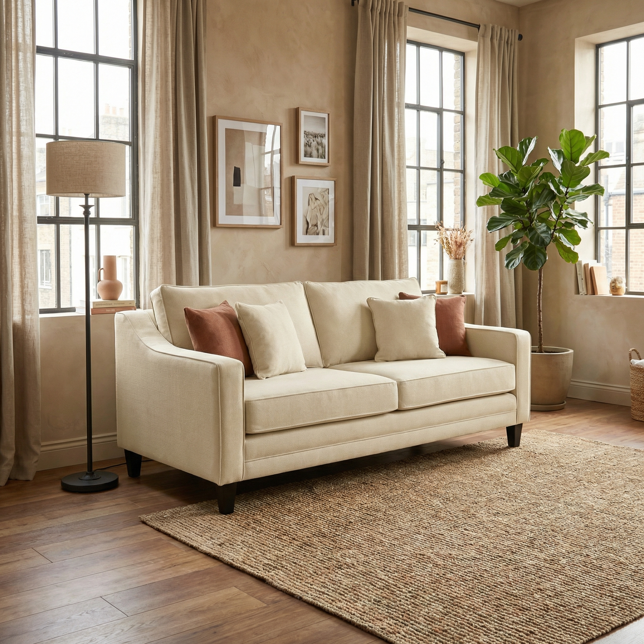 Sofa Style Wiltshire 2 Seat Sofa in Beige