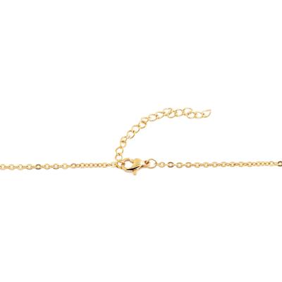 Kette ohne Anhänger ADELIA´S "Halskette – Ankerkette aus Edelstahl" Gr. 40, gold, Halsketten, Damen, 40, Edelstahl, Ein Geschenk, das Freude macht