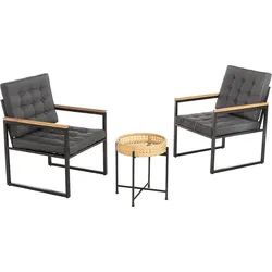 Prestige Home Living Outdoor 7tlg. Bistro-Set inkl. Kissen