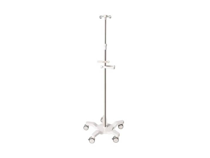 Infusionsständer, tragbar, rollbar, 4 Haken, 5 Beine Höhenverstellbar mit Rädern aus Edelstahl for die häusliche Pflege infusionsständer