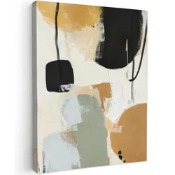 LEINWANDBILD Farbe - Abstrakt - Farben Room Decor 30x40 cm