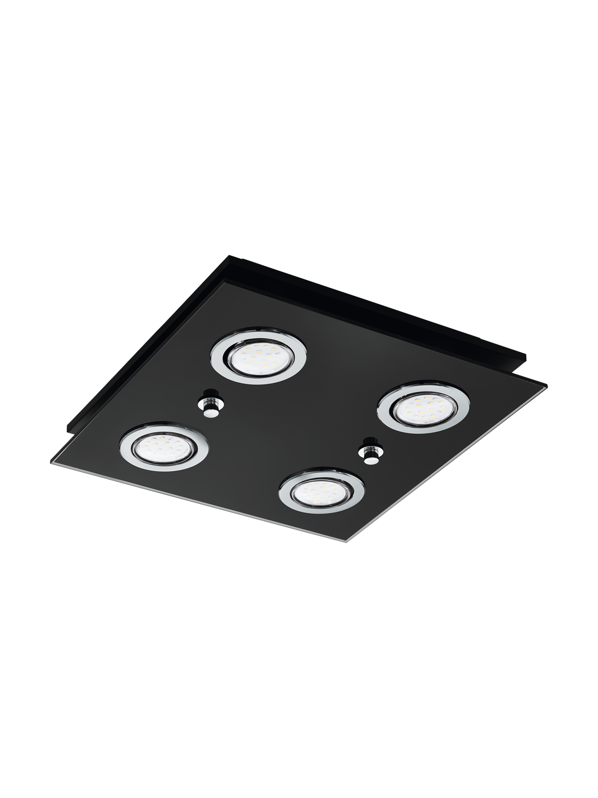 EGLO GRATTINO Deckenleuchte, schwarz, klar