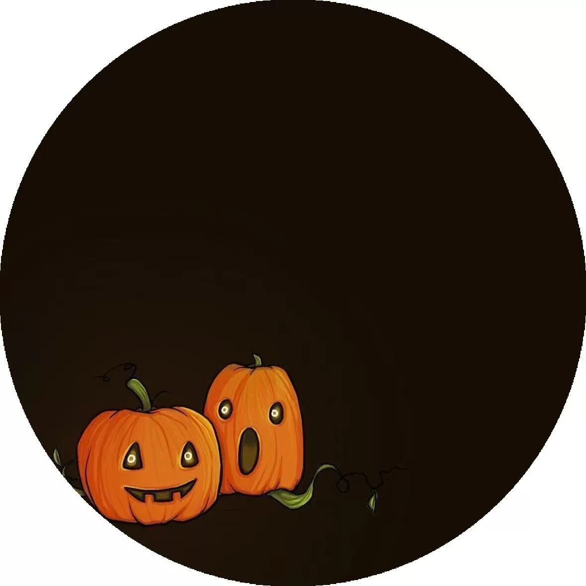 INF 2er Set Halloween Kürbis PVC Untersetzer, Magnetische Dekorative Tassen- und Schalenmatten