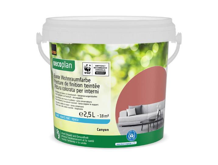 Bunte Wohnraumfarbe Canyon 2.5L