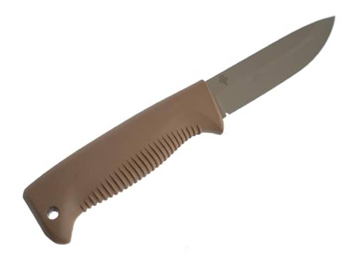 Peltonen Knives PELTONEN M07 RANGER PUUKKO MIT KOMPOSIT-SCHEIDE (BUSHCRAFT-MESSER) (Coyote)