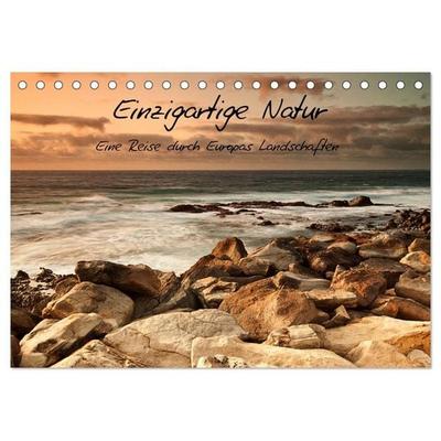 Einzigartige Natur - Eine Reise durch Europas Landschaften (Tischkalender 2027 DIN A5 quer), CALVENDO Monatskalender
