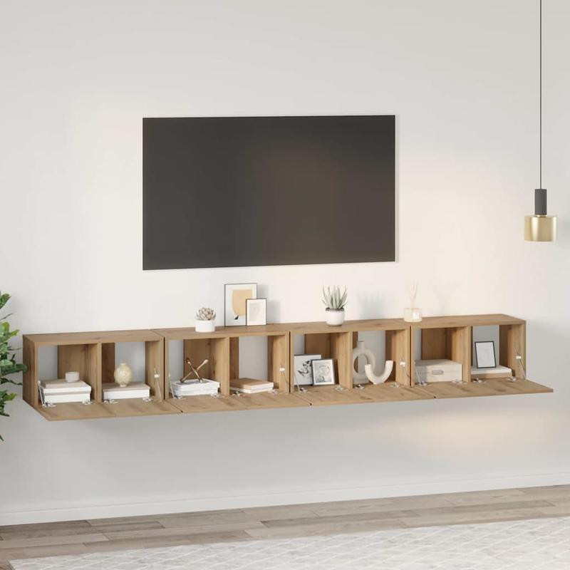 Selius modern tv-meubel met mediacompartimenten en opbergruimte
