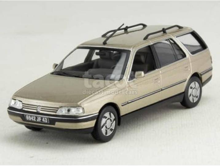 Peugeot 405 stationwagen 1991 Mayfair metallic beige 1/43