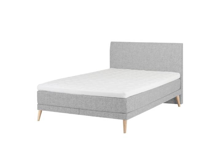 Boxspringbett Verona, 180x200 cm, Byyu, coco grey, HolzHolz/Textil