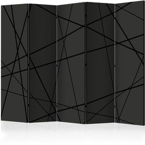 Artgeist Paravent Dark Intersection II innen 5-tlg, aus Holz / Stoff, einseitig bedruckt, 225 x 172 cm