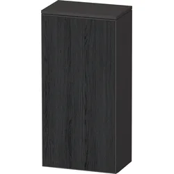 Duravit Zencha Halbhochschrank, 400x240x819mm, Anschlag links, ZE1350L16800000, Farbe: Front: Eiche Schwarz/Korpus: Graphit supermatt