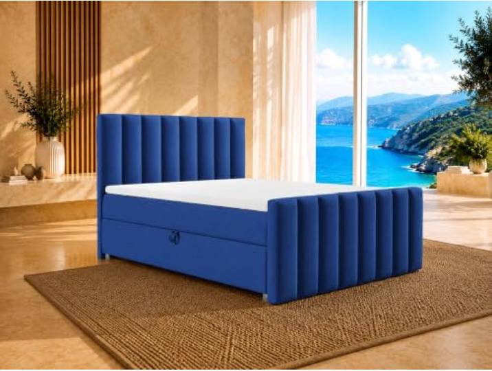 Best For Home Trinity K10 Lux Boxspringbett 140x200 mit Bettkasten Topper