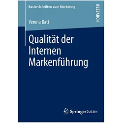 Qualität der Internen Markenführung, Fachbücher von Verena Batt