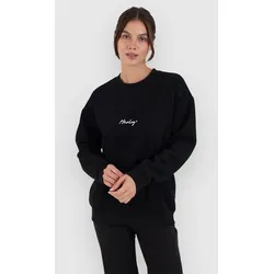 Hurley Script Only Crew Sweater black Gr. XS