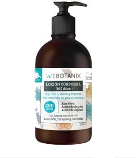 WeBotanix Loção Corporal De CBD Bio 250 ml