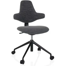 hjh OFFICE Profi Bürostuhl PALIANO Stoff ohne Armlehnen