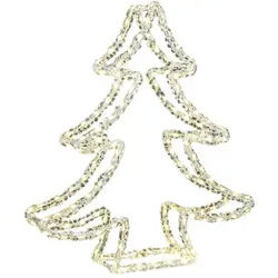 Konstsmide, LED Weihnachtsdeko, LED-Baum Kunststoff, Metall Aussen