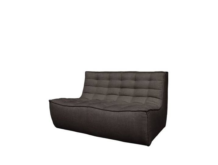 Ethnicraft N701 Sofa 2-Sitz Der Stoff dark grey