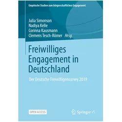 Freiwilliges Engagement in Deutschland, Fachbücher von Clemens Tesch-Römer, Julia Simonson, Corinna Kausmann, Nadiya Kelle