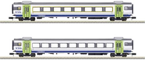 MiniTrix 18294 N 2er-Set Personenwagen GoldenPassLine der BLS
