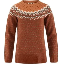 FJÄLLRÄVEN Fjällräven Damen Pullover Övik Knit Sweater, Größe L in Orange Orange