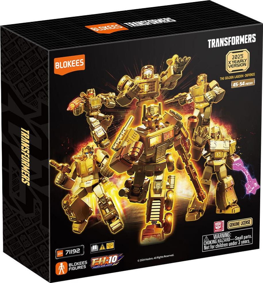 Transformers X Blokees Plastic Model Kit Jaarversie 02 Verdediging van de Gouden Lagune Assortiment (6)
